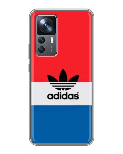 Чехол для Xiaomi 12T с картинкой «Ретро блоки Adidas»