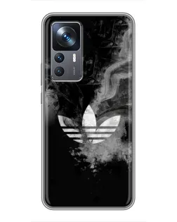 Чохол для Xiaomi 12T з картинкою «Абстрактний дим Adidas»