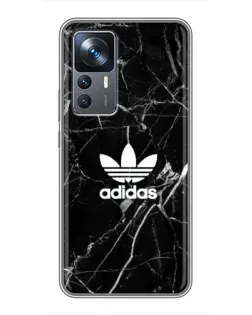 Чохол для Xiaomi 12T з картинкою «Білий мармур Adidas»