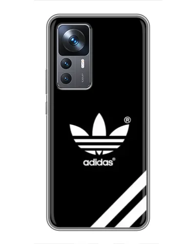 Чехол для Xiaomi 12T с картинкой «Adidas с диагональными полосами»