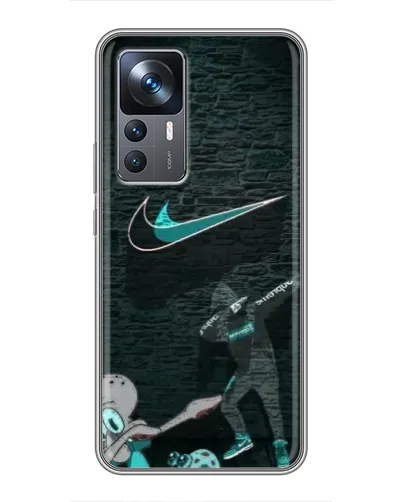 Чехол для Xiaomi 12T с картинкой «Спортивный арт Nike»