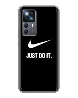 Чехол для Xiaomi 12T с картинкой «Классический принт Nike» Чехол для Xiaomi 12T с картинкой «Классический принт Nike»