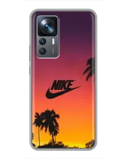 Чехол для Xiaomi 12T с картинкой «Nike на закате солнца» Чехол для Xiaomi 12T с картинкой «Nike на закате солнца»