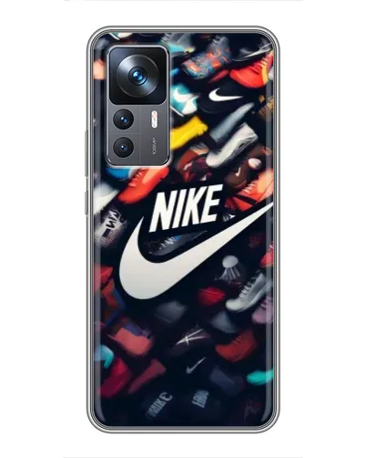 Чехол для Xiaomi 12T с картинкой «Коллекция кроссовок Nike»
