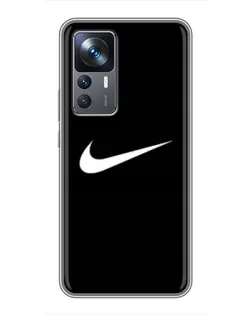 Чехол для Xiaomi 12T с картинкой «Минималистический Найк» Чехол для Xiaomi 12T с картинкой «Минималистический Найк»