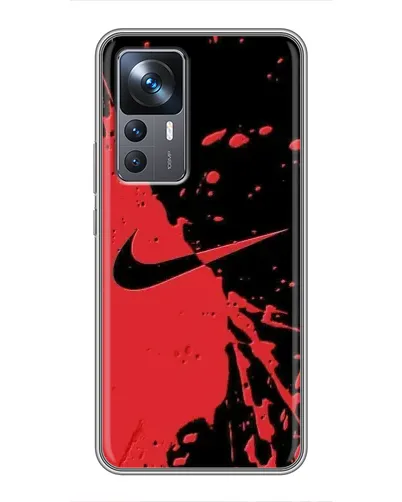 Чехол для Xiaomi 12T с картинкой «Красные брызги Nike» Чехол для Xiaomi 12T с картинкой «Красные брызги Nike»