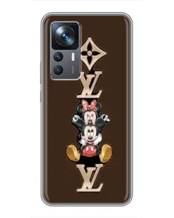 Чехол для Xiaomi 12T с картинкой «LV и Микки Маус» Чехол для Xiaomi 12T с картинкой «LV и Микки Маус»