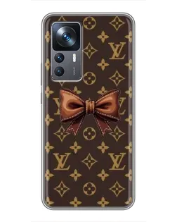 Чехол для Xiaomi 12T с картинкой «LV с бантом» Чехол для Xiaomi 12T с картинкой «LV с бантом»