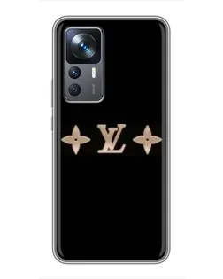 Чехол для Xiaomi 12T с картинкой «Louis Vuitton — минимализм» Чехол для Xiaomi 12T с картинкой «Louis Vuitton — минимализм»