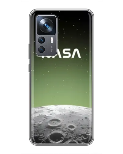 Чехол для Xiaomi 12T с картинкой «NASA — лунный градиент» Чехол для Xiaomi 12T с картинкой «NASA — лунный градиент»