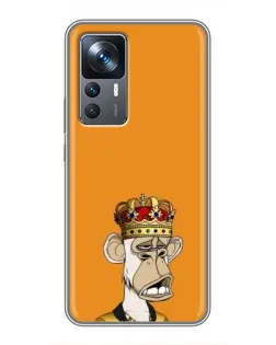 Чехол для Xiaomi 12T с картинкой «Золотая обезьяна Bored Ape» Чехол для Xiaomi 12T с картинкой «Золотая обезьяна Bored Ape»