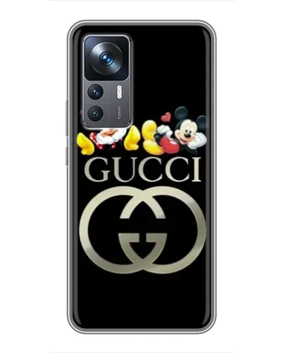 Чохол для Xiaomi 12T з картинкою «Gucci — герої Disney»