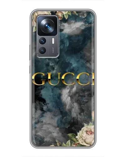 Чохол для Xiaomi 12T з картинкою «Абстрактні квіти Gucci»