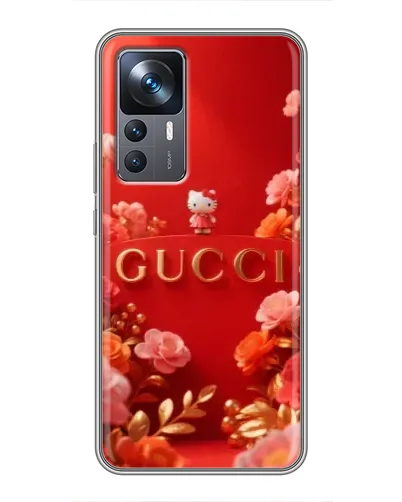 Чохол для Xiaomi 12T з картинкою «Gucci — золотий сад»