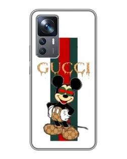 Чохол для Xiaomi 12T з картинкою «Міккі Маус Gucci — смуги» Чохол для Xiaomi 12T з картинкою «Міккі Маус Gucci — смуги»
