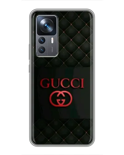 Чохол для Xiaomi 12T з картинкою «Gucci — стьобаний чорний»