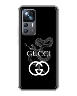 Чохол для Xiaomi 12T з картинкою «Gucci — срібна змія» Чохол для Xiaomi 12T з картинкою «Gucci — срібна змія»