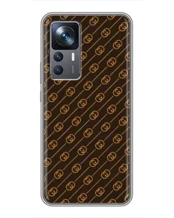 Чохол для Xiaomi 12T з картинкою «Gucci — золоті діагоналі» Чохол для Xiaomi 12T з картинкою «Gucci — золоті діагоналі»