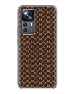 Чохол для Xiaomi 12T з картинкою «Gucci — шоколадна сітка» Чохол для Xiaomi 12T з картинкою «Gucci — шоколадна сітка»