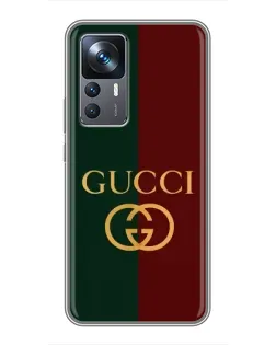 Чохол для Xiaomi 12T з картинкою «Gucci — темно-зелений градієнт» Чохол для Xiaomi 12T з картинкою «Gucci — темно-зелений градієнт»
