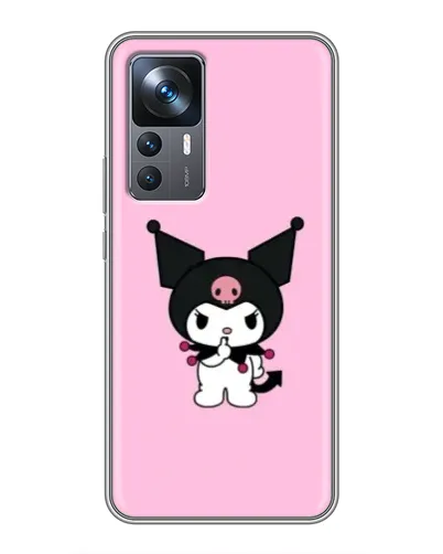 Чохол для Xiaomi 12T з картинкою «Kuromi — рожева ніжність»