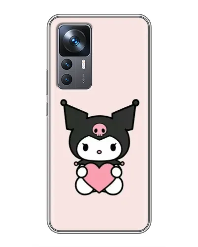 Чохол для Xiaomi 12T з картинкою «Kuromi та серце»