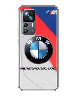 Чехол для Xiaomi 12T с картинкой «BMW Performance стиль» Чехол для Xiaomi 12T с картинкой «BMW Performance стиль»