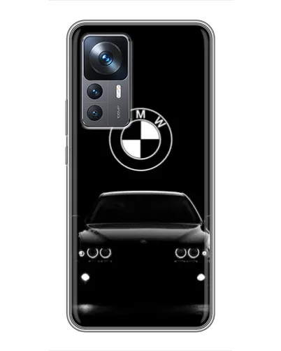 Чехол для Xiaomi 12T с картинкой «BMW — взгляд из темноты»