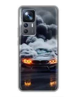 Чехол для Xiaomi 12T с картинкой «BMW в дыму» Чехол для Xiaomi 12T с картинкой «BMW в дыму»
