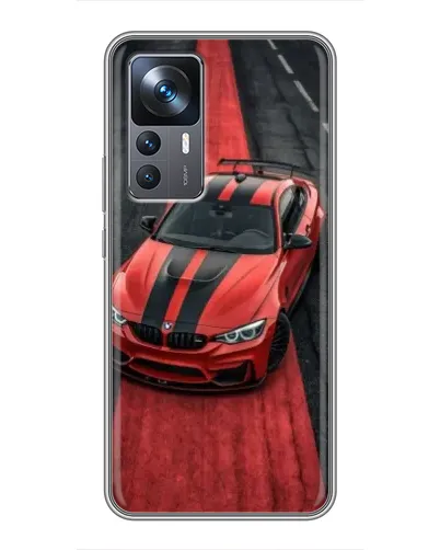 Чехол для Xiaomi 12T с картинкой «BMW на красной дорожке»