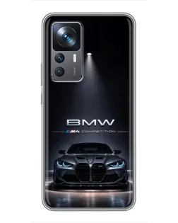 Чехол для Xiaomi 12T с картинкой «BMW сквозь ночной город» Чехол для Xiaomi 12T с картинкой «BMW сквозь ночной город»
