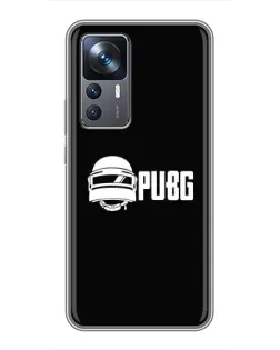 Чехол для Xiaomi 12T с картинкой «PUBG — классический лого» Чехол для Xiaomi 12T с картинкой «PUBG — классический лого»