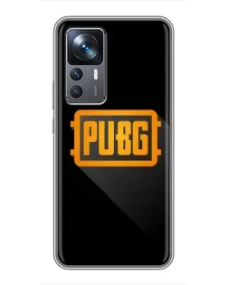 Чехол для Xiaomi 12T с картинкой «PUBG — рамка лого» Чехол для Xiaomi 12T с картинкой «PUBG — рамка лого»
