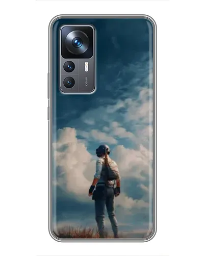 Чехол для Xiaomi 12T с картинкой «Герой PUBG на скале» Чехол для Xiaomi 12T с картинкой «Герой PUBG на скале»