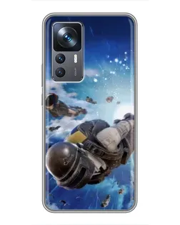 Чехол для Xiaomi 12T с картинкой «Десант PUBG — прыжок» Чехол для Xiaomi 12T с картинкой «Десант PUBG — прыжок»