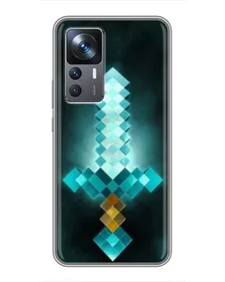 Чохол для Xiaomi 12T з картинкою «Алмазний меч неон»