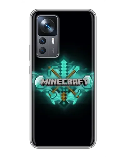 Чохол для Xiaomi 12T з картинкою «Minecraft Diamond лого» Чохол для Xiaomi 12T з картинкою «Minecraft Diamond лого»