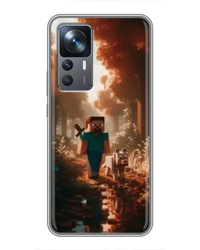 Чохол для Xiaomi 12T з картинкою «Стів у лісі» Чохол для Xiaomi 12T з картинкою «Стів у лісі»