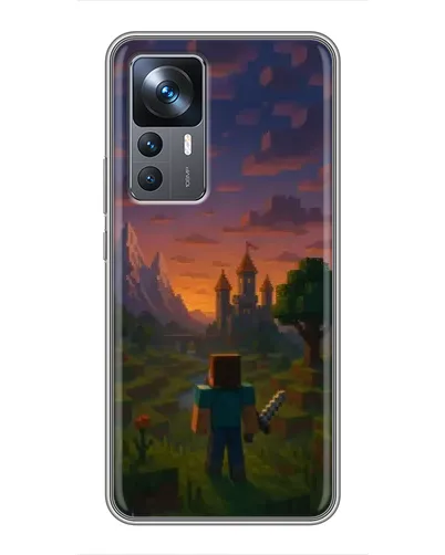 Чохол для Xiaomi 12T з картинкою «Стів біля вежі» Чохол для Xiaomi 12T з картинкою «Стів біля вежі»