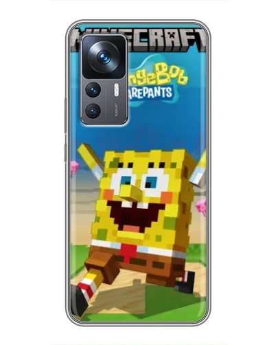 Чохол для Xiaomi 12T з картинкою «Губка Боб Minecraft» Чохол для Xiaomi 12T з картинкою «Губка Боб Minecraft»