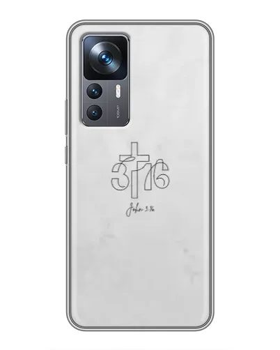 Чехол для Xiaomi 12T с картинкой «Иоанна 3:16 Крест» Чехол для Xiaomi 12T с картинкой «Иоанна 3:16 Крест»