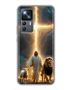 Чехол для Xiaomi 12T с картинкой «Лев Иуды и Свет» Чехол для Xiaomi 12T с картинкой «Лев Иуды и Свет»