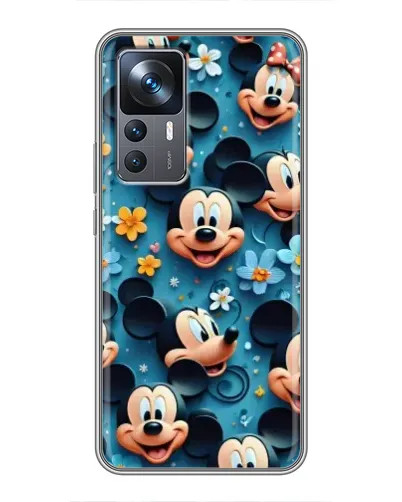 Чехол для Xiaomi 12T с картинкой «Паттерн Микки и Минни» Чехол для Xiaomi 12T с картинкой «Паттерн Микки и Минни»