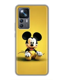 Чехол для Xiaomi 12T с картинкой «Микки на желтом» Чехол для Xiaomi 12T с картинкой «Микки на желтом»