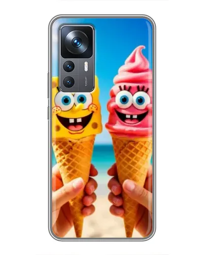 Чехол для Xiaomi 12T с картинкой «Спанч Боб мороженое» Чехол для Xiaomi 12T с картинкой «Спанч Боб мороженое»