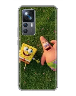 Чехол для Xiaomi 12T с картинкой «Друзья на лужайке» Чехол для Xiaomi 12T с картинкой «Друзья на лужайке»