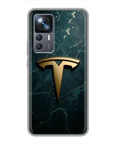 Чехол для Xiaomi 12T с картинкой «Мраморная Tesla Gold» Чехол для Xiaomi 12T с картинкой «Мраморная Tesla Gold»
