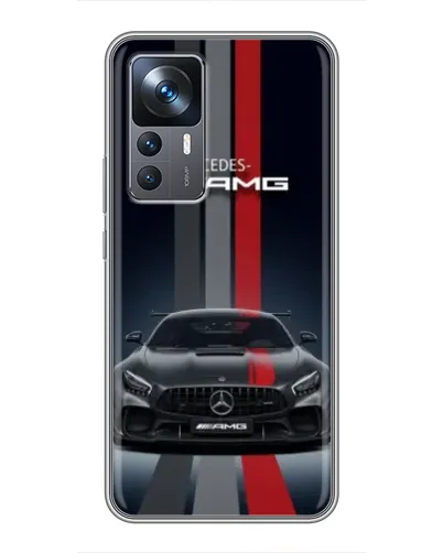 Чехол для Xiaomi 12T с картинкой «Mercedes — белый карбон» Чехол для Xiaomi 12T с картинкой «Mercedes — белый карбон»