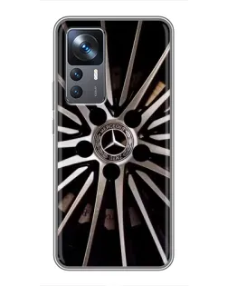 Чехол для Xiaomi 12T с картинкой «Диск Mercedes»