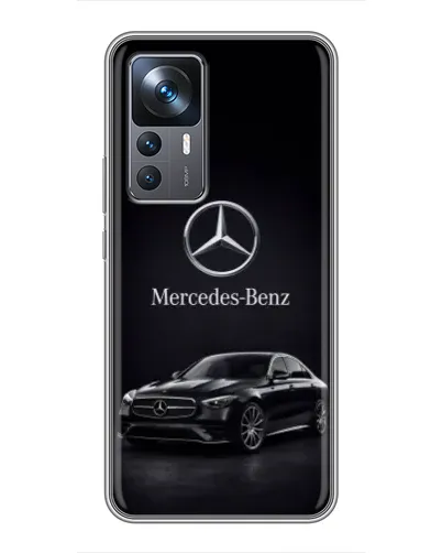 Чехол для Xiaomi 12T с картинкой «Mercedes — решетка радиатора» Чехол для Xiaomi 12T с картинкой «Mercedes — решетка радиатора»